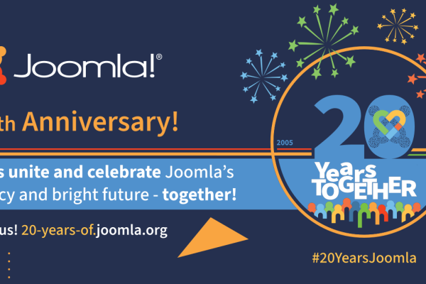 Sticker 20 Jahre Joomla - 20 years together