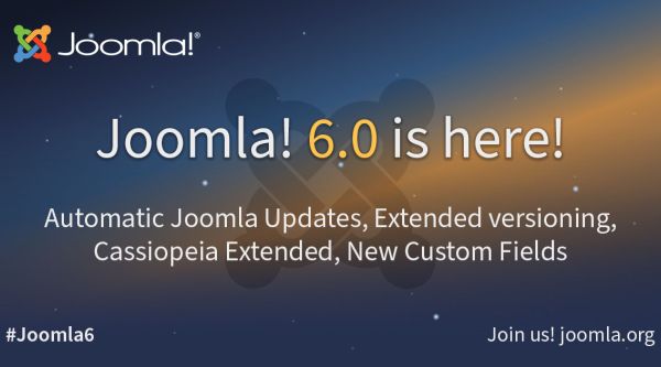 Joomla! 6.0 is here!