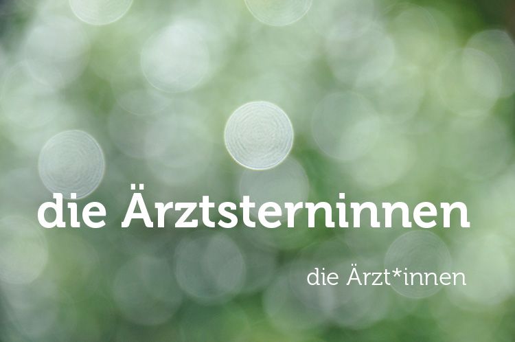 Beispiel für gendergerechte Sprache