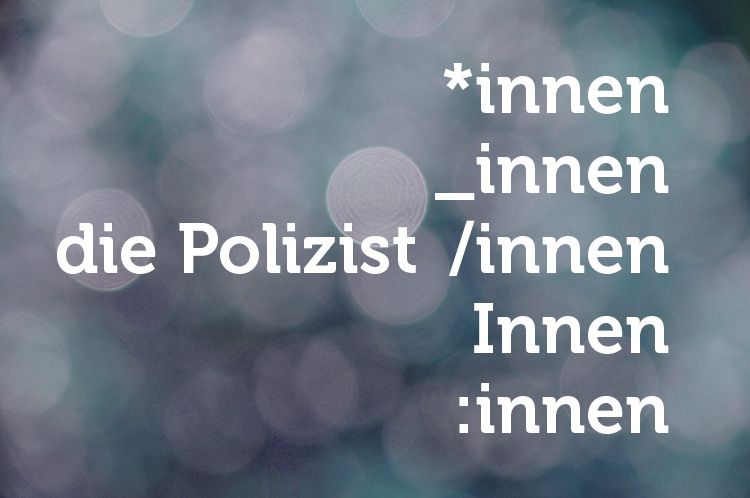 gendergerechte sprache - variationen