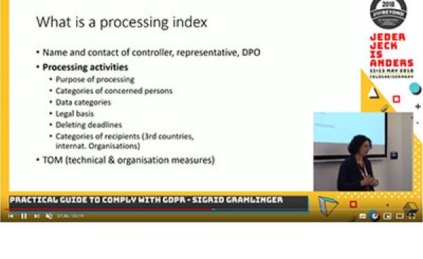 Joomla GDPR Presention