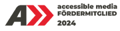 Logo accessible media Fördermitglied 2024