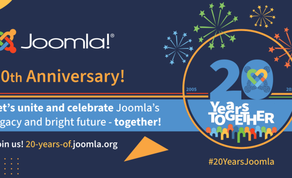 Sticker 20 Jahre Joomla - 20 years together
